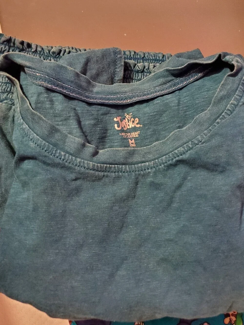 5 for $25 | Justice Ruffle Cap Sleeve Faded Top